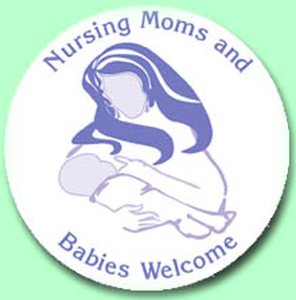 nursing moms and babies welcome