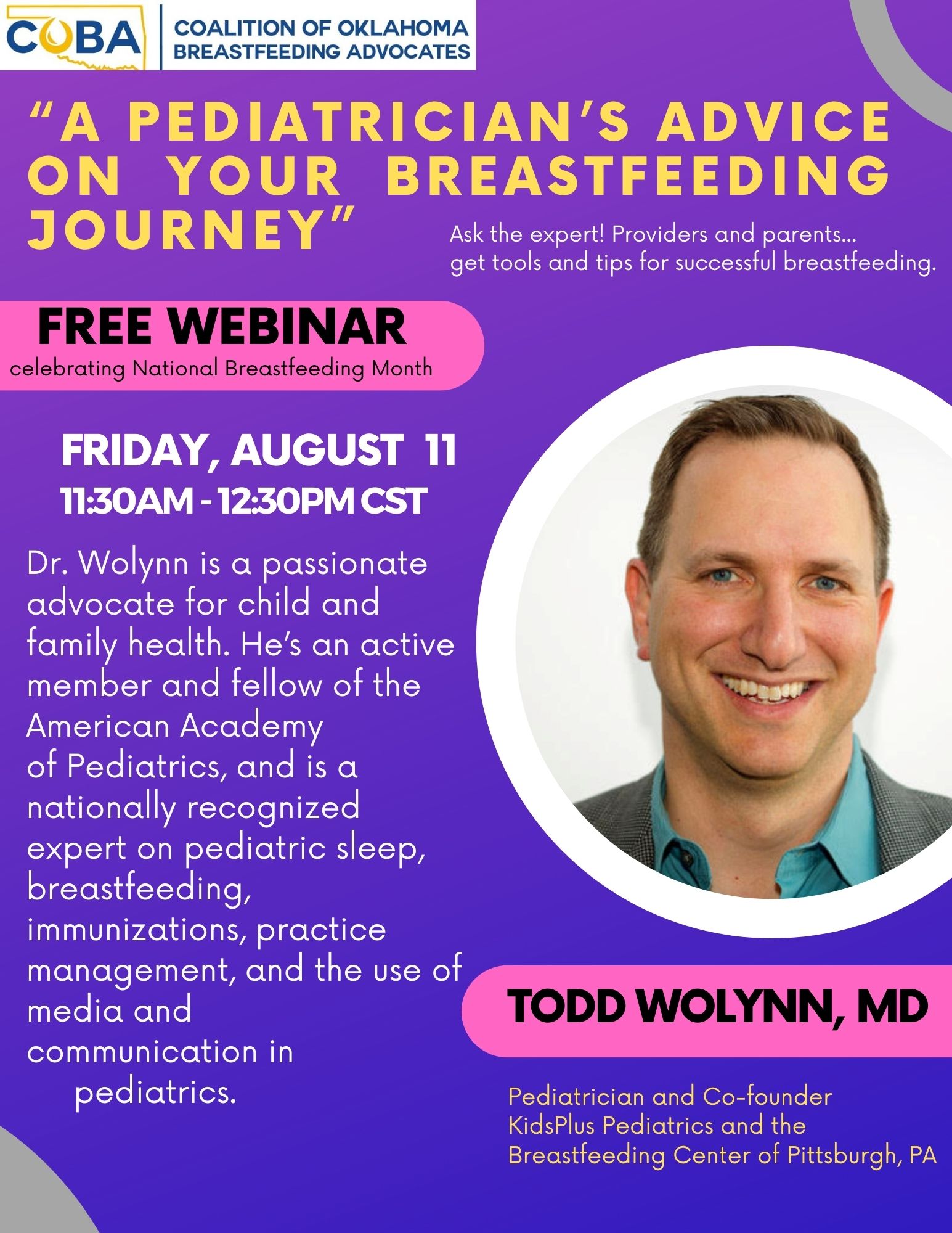 Coalition of Oklahoma Breastfeeding Advocates (COBA)